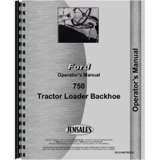 Image of the Ford 750 Tractor Loader Backhoe Operators Manual - pdf preview below Image of Ford 750 Tractor Loader Backhoe Operators Manual