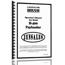 Hough H-400 Pay Loader Operators Manual Hough H-400 Pay Loader Operators Manual
