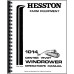 Hesston 1014 Mower Conditioner Operators Manual (SN# 1014-6000 & up) Hesston 1014 Mower Conditioner Operators Manual (SN# 1014-6000 & up)