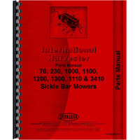 International Harvester 230 Sickle Bar Mower Parts Manual International Harvester 230 Sickle Bar Mower Parts Manual