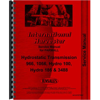 International Harvester 186 Hydro Tractor Service Manual
