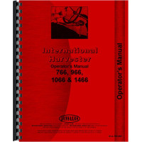 Farmall 766 Tractor Operators Manual