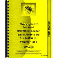 Caterpillar 950 Wheel Loader Parts Manual (SN# 31K1486 and Up, 81J7846 and Up) Caterpillar 950 Wheel Loader Parts Manual (SN# 31K1486 and Up, 81J7846 and Up)