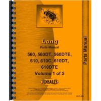 Long 610DTE Tractor Parts Manual (Includes 2 Volumes)