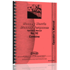 Image of the Massey Harris 92 Combine Operators Manual - pdf preview below Image of Massey Harris 92 Combine Operators Manual