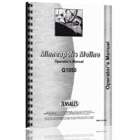 Minneapolis Moline G1050 Tractor Operators Manual (SN# S574) (S574) Minneapolis Moline G1050 Tractor Operators Manual (SN# S574) (S574)