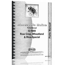 Image to represent Minneapolis Moline G1000 Tractor Parts Manual (SN# R2112B) (Row Crop) Minneapolis Moline G1000 Tractor Parts Manual (SN# R2112B) (Row Crop)