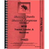 Massey Ferguson 60 Tractor Loader Backhoe Parts Manual