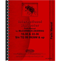 Mccormick Deering 22-36 Tractor Parts Manual (1929 and Up) Mccormick Deering 22-36 Tractor Parts Manual (1929 and Up)