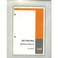 Case 40XT Skid Steer Operator's Manual Case 40XT Skid Steer Operator's Manual