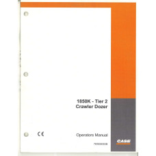 Image to represent Case 1850K Crawler Dozer Operator's Manual (76093503GB) Case 1850K Crawler Dozer Operator's Manual (76093503GB)