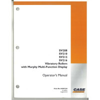 Case SV208 Vibratory Roller Operator's Manual (84287230) Case SV208 Vibratory Roller Operator's Manual (84287230)