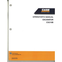 Case CX210B Excavator Operator's Manual (87364359NA)