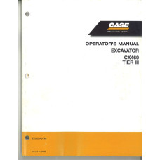 Image to represent Case CX460 Excavator Operator's Manual (87592043NA) Case CX460 Excavator Operator's Manual (87592043NA)