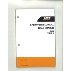 Image to represent Case 885 Grader Operator's Manual (87612153NA) Case 885 Grader Operator's Manual (87612153NA)