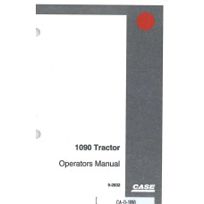 Case 1090 Tractor Operator's Manual (92832) Case 1090 Tractor Operator's Manual (92832)
