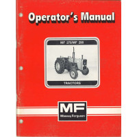 Massey Ferguson 290 Tractor Operator's Manual (NOS) Massey Ferguson 290 Tractor Operator's Manual (NOS)