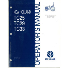 Image to represent New Holland TC25 Tractor Operator's Manual (86570327) New Holland TC25 Tractor Operator's Manual (86570327)