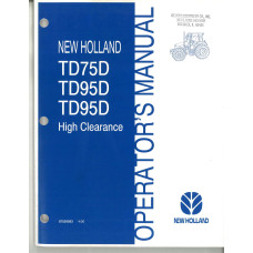 New Holland TD95D Tractor Operator's Manual (87529593)