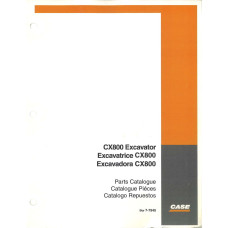 Image to represent Case CX800 Excavator Parts Manual (7-7940) Case CX800 Excavator Parts Manual (7-7940)