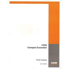 Image to represent Case CX25 Excavator Parts Manual (7-8761NA) Case CX25 Excavator Parts Manual (7-8761NA)