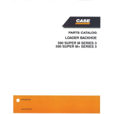 Image to represent Case 590 SUPER M Tractor Loader Backhoe Parts Manual (87632285NA) Case 590 SUPER M Tractor Loader Backhoe Parts Manual (87632285NA)