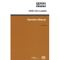 Case 1838 Uniloader Operator's Manual (925010) Case 1838 Uniloader Operator's Manual (925010)