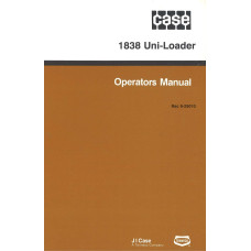 Image to represent Case 1838 Uniloader Operator's Manual (925010) Case 1838 Uniloader Operator's Manual (925010)