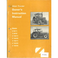 Zetor Z8211 Tractor Operator's Manual (8211) Zetor Z8211 Tractor Operator's Manual (8211)