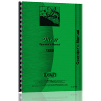 Oliver 1850 Tractor Operators Manual Oliver 1850 Tractor Operators Manual
