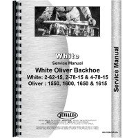 White 2-62-15 Backhoe Attachment Service Manual