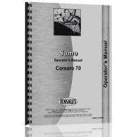 Same Corsaro 70 Tractor Operators Manual (Corsaro 70) Same Corsaro 70 Tractor Operators Manual (Corsaro 70)