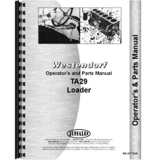 Westendorf TA-29 Loader Attachment Operators & Parts Manual