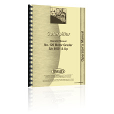 Image of Caterpillar 120 Operator Manual - PDF Download and Printed Copy Image of Operator Manual fits Caterpillar 120 Motor Grader (89G1 and up)