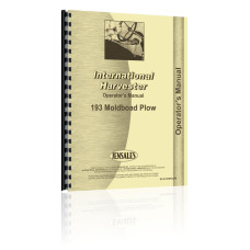 Image of Farmall | International Harvester 193 Operator Manual - PDF Download and Printed Copy Image of Operator Manual fits Farmall | International Harvester 193 Moldboard Plow