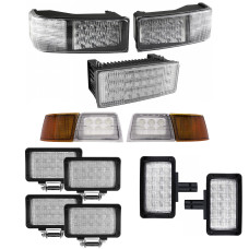 Image to represent Case IH MX240 Tractor LED Flood Beam Light Kit for Case IH MX Series Tractors- (Pkg. of 11) - 8302262 Image of Case IH MX240 Tractor LED Flood Beam Light Kit for Case IH MX Series Tractors- (Pkg. of 11) - 8302262