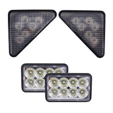 Image to represent Bobcat S130 Skid Steer Loader LED Flood Beam Light Kit for Bobcat Skid Steers - (Pkg. of 4) - 8302331 Image of Bobcat S130 Skid Steer Loader LED Flood Beam Light Kit for Bobcat Skid Steers - (Pkg. of 4) - 8302331