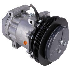 Image of New Holland TS6.140 Tractor Sanden SD7H15 Compressor, w/ 4 Groove Clutch - New - 8873337492