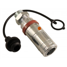 Image to represent Case IH MX210 Tractor Hydraulic Breakaway Coupler, Female - HA257481 Image of Case IH MX210 Tractor Hydraulic Breakaway Coupler, Female - HA257481
