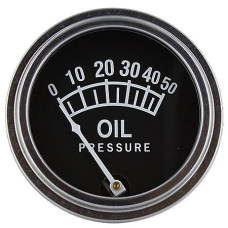 Massey Harris Universal Oil Pressure Gauge (0 - 50 PSI) (ABC082) Massey Harris Universal Oil Pressure Gauge (0 - 50 PSI) (ABC082)