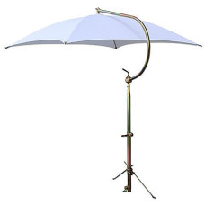 Image of Minneapolis Moline Deluxe White Umbrella with Brackets (ABC2362)
