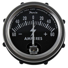 Massey Harris Ammeter (Amp) Gauge, 60-0-60 (ABC466) Massey Harris Ammeter (Amp) Gauge, 60-0-60 (ABC466)