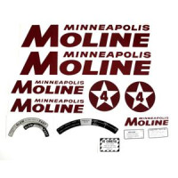 Minneapolis Moline MM Mylar decals(DEC226) Minneapolis Moline MM Mylar decals(DEC226)