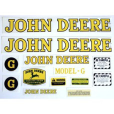 Representative image of John Deere G 1939 and up Mylar Cut Decal Set (JD113 ) Image to represent John Deere G 1939 and up Mylar Cut Decal Set (JD113 )