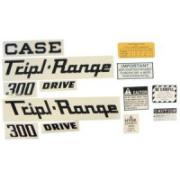 Case 300 Triple Range Decal (DEC307)
