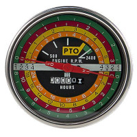 International Harvester Black Face Tachometer (IHS175B) International Harvester Black Face Tachometer (IHS175B)