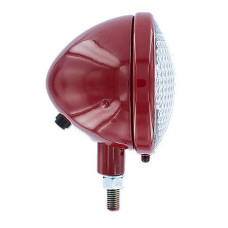 International Harvester Complete Headlight Assembly, Red, 6 Volt (IHS351R)