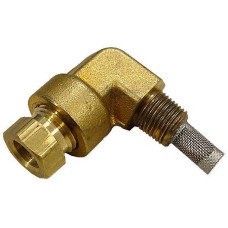 International Carburetor Elbow With Strainer (For 1/4 inch Fuel Line) International Carburetor Elbow With Strainer (For 1/4 inch Fuel Line)