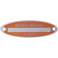 John Deere Orange 24V Generator Tag, Starter Tag (JDS1341) John Deere Orange 24V Generator Tag, Starter Tag (JDS1341)