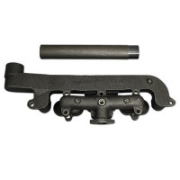 John Deere Gas Manifold wtih 13 inch Exhaust Pipe (fits John Deere 1010) John Deere Gas Manifold wtih 13 inch Exhaust Pipe (fits John Deere 1010)